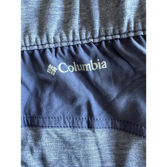 Columbia Skort Womens Medium Blue Stretch Pockets Performance Hiking Workout EUC - Picture 5 of 12